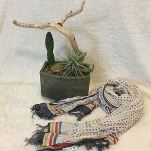 Roxy Multicolor Striped Scarf